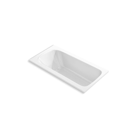 Kohler 60 in L, 30 in W, White, Acrylic 25830-0